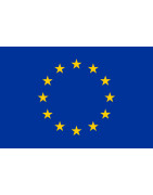 Stickers with EU flag